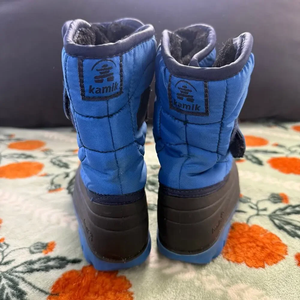 Kamik Snowbug Snow Winter Boots Toddler Little Kid Size 10 Insulated Plush Lined